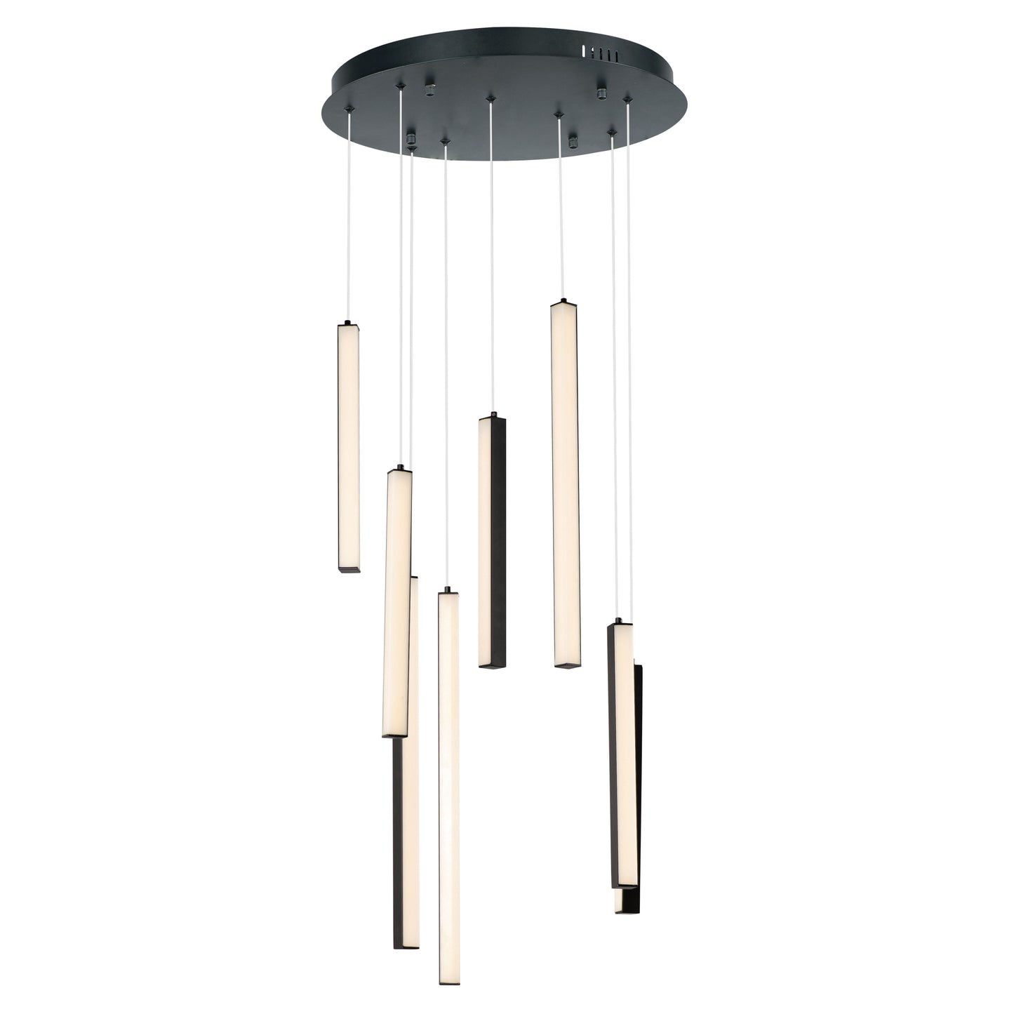 Hover 9-Light LED Pendant Black by ET2