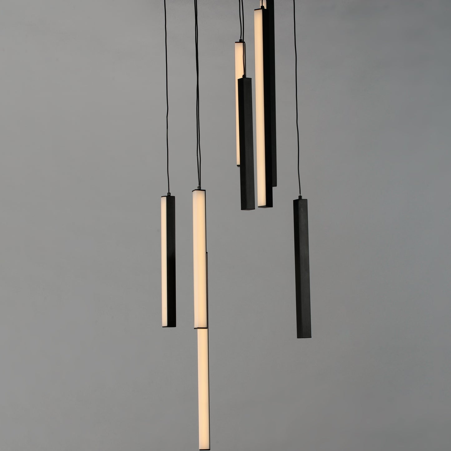 Hover 9-Light LED Pendant Black by ET2