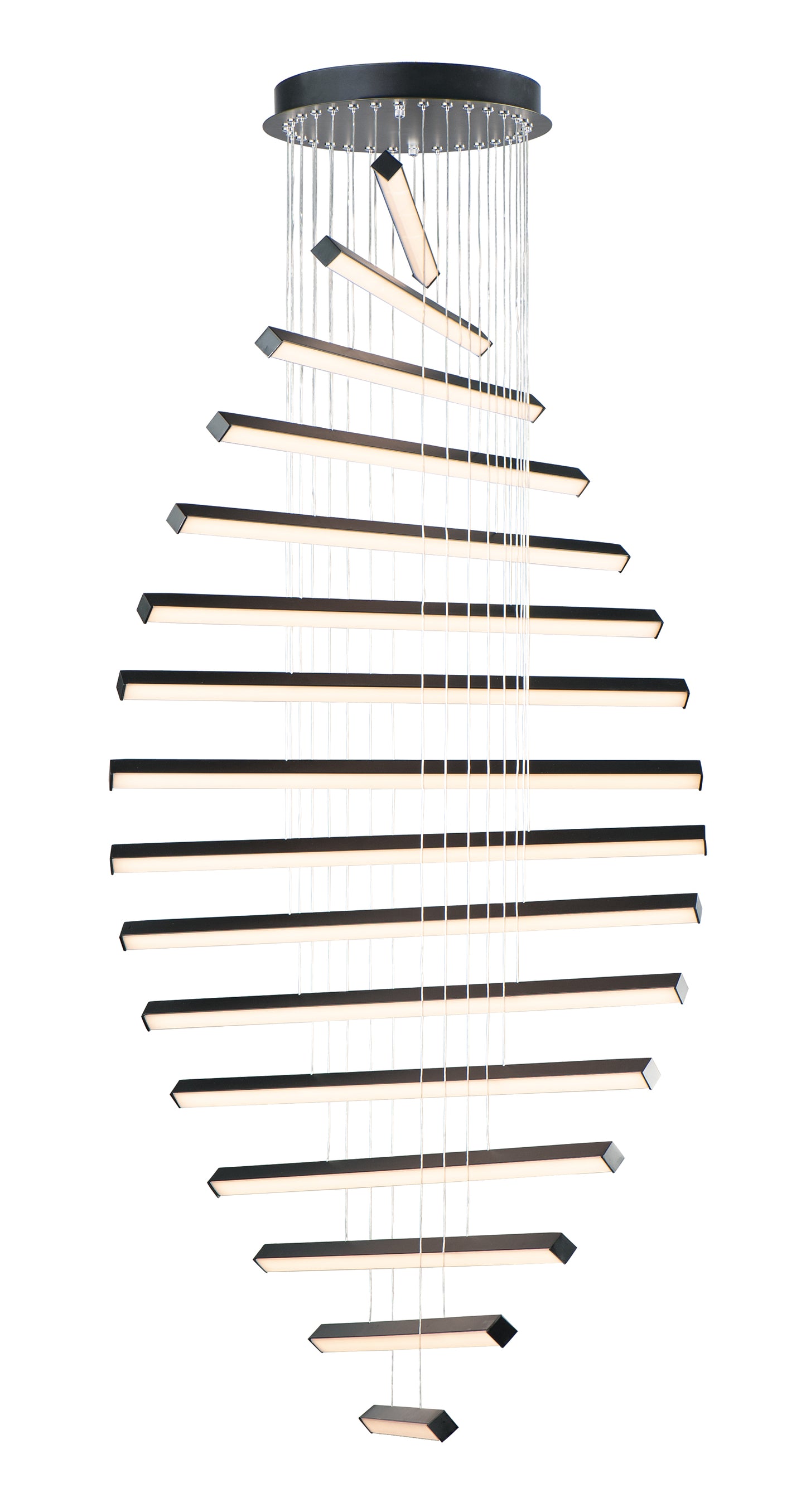 Hover 16-Light LED Pendant Black by ET2