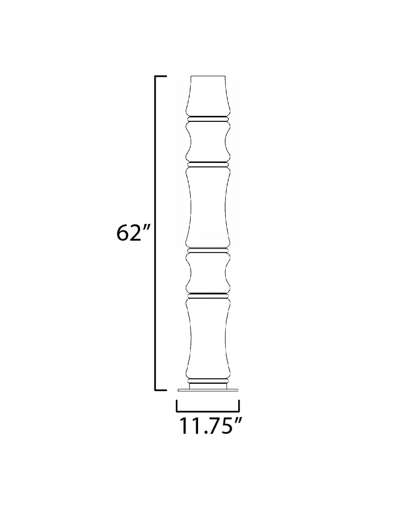 Syndicate 5-Light LED Floor Lamp Black by ET2