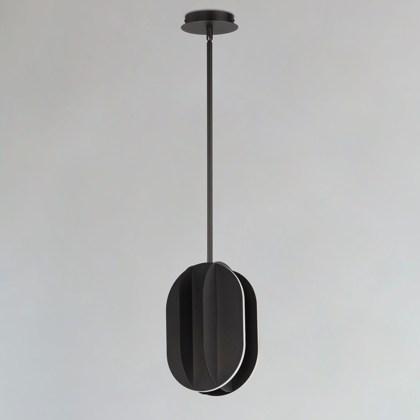 Interval LED Small Ellipse Pendant Black by ET2