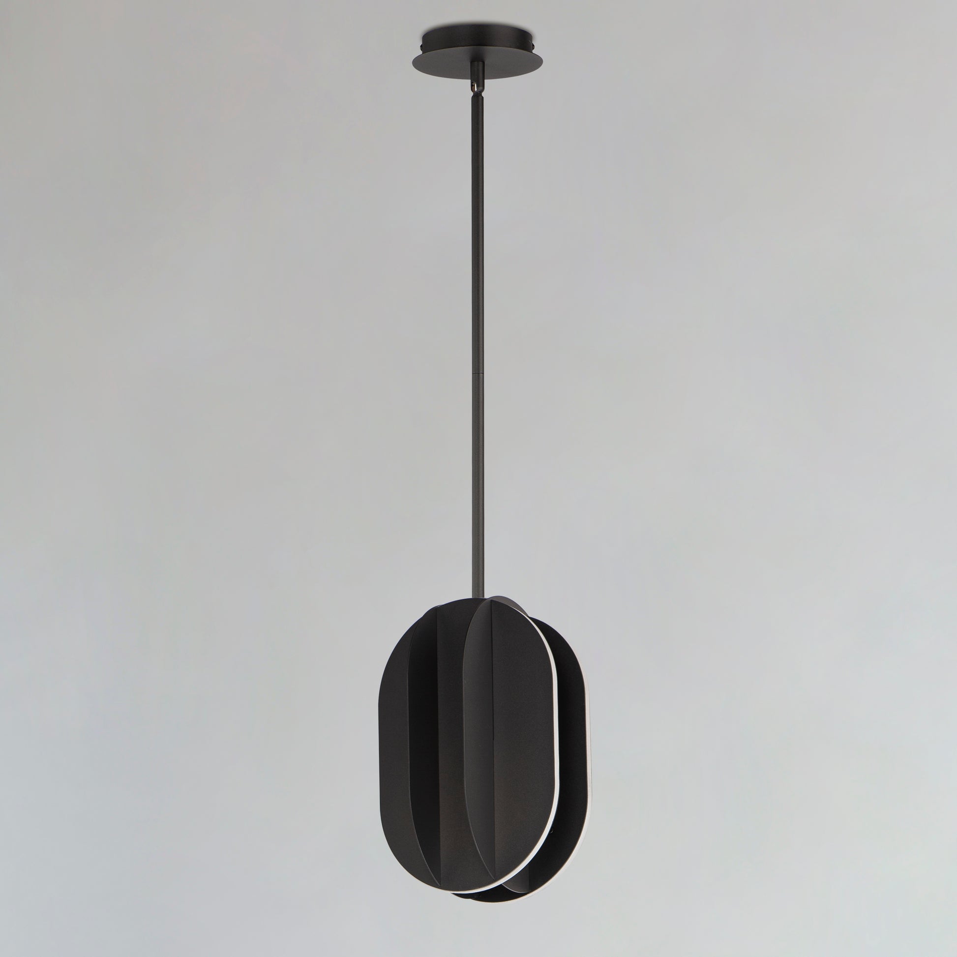 Interval LED Small Ellipse Pendant Black by ET2