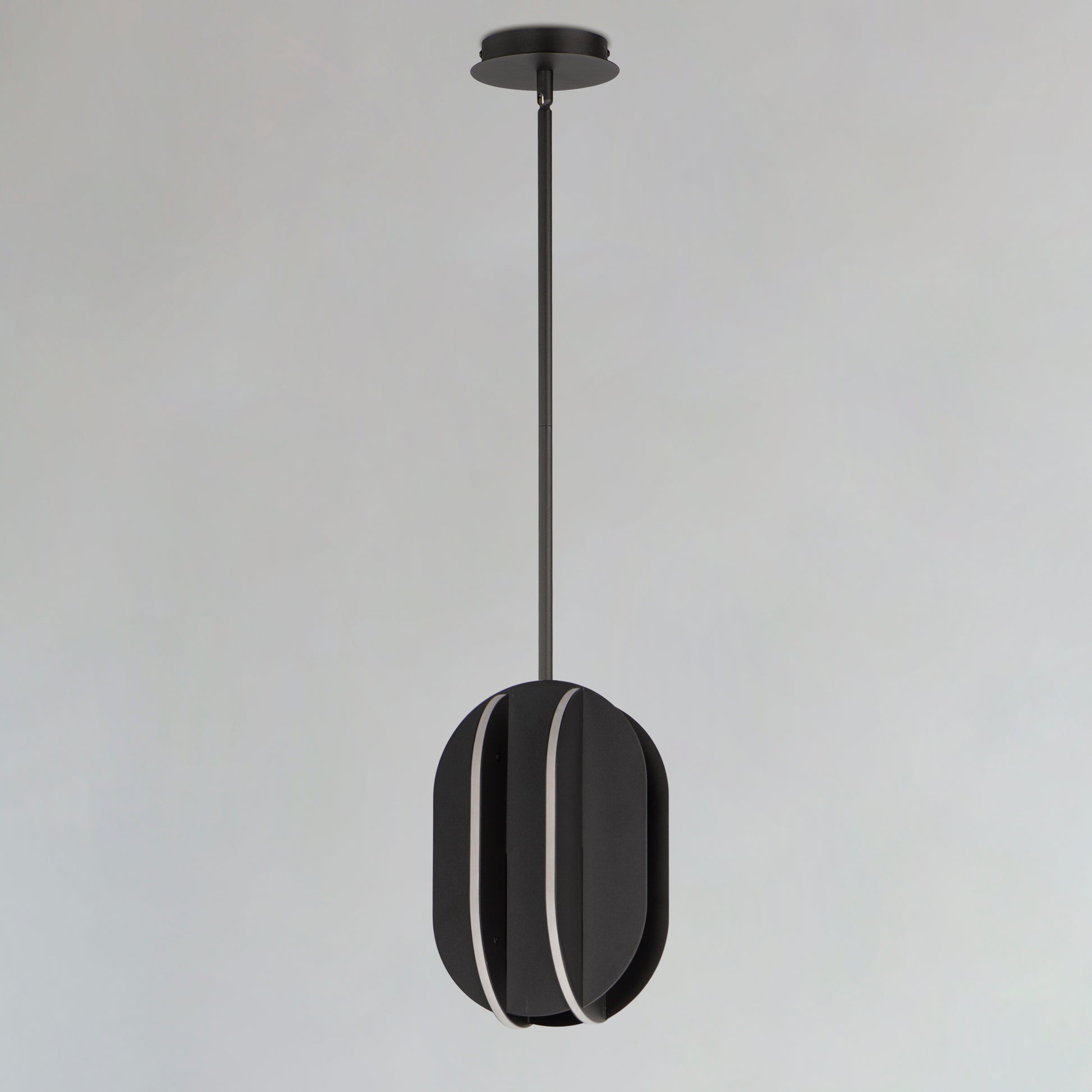 Interval LED Small Ellipse Pendant Black by ET2