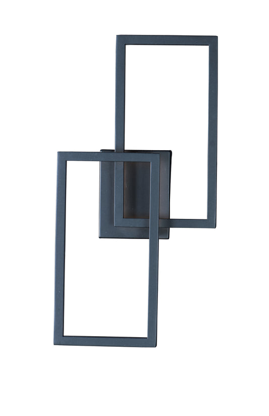 Traverse LED Outdoor Wall Sconce Black by ET2