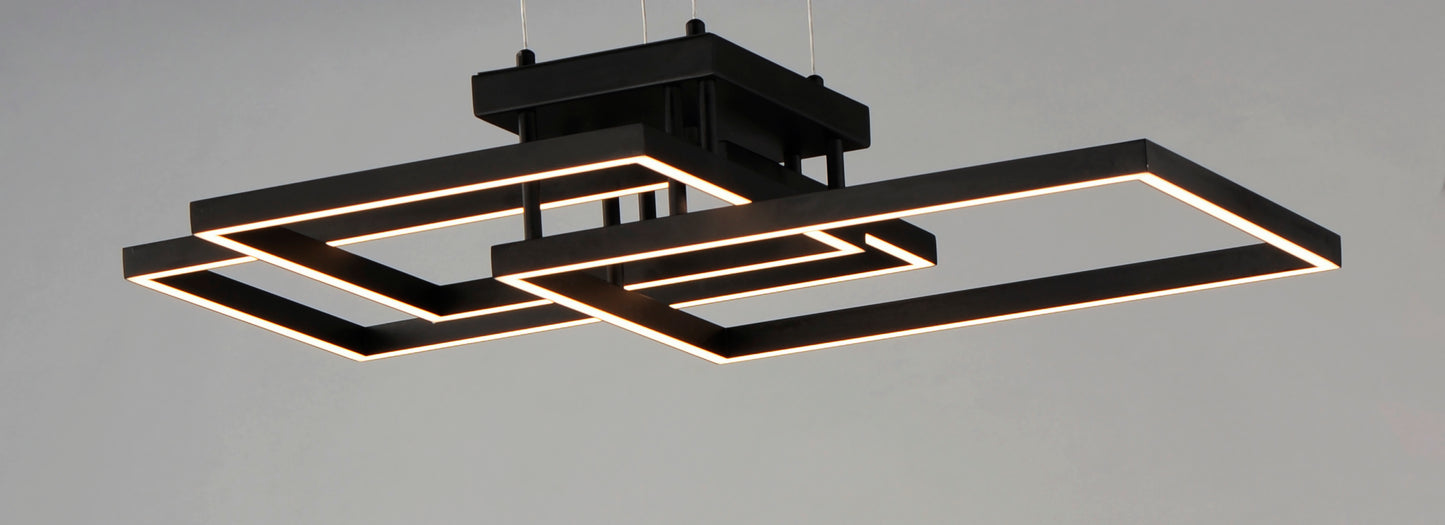Traverse LED Pendant Black by ET2