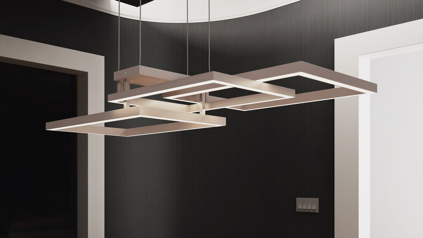 Traverse LED Pendant Champagne by ET2
