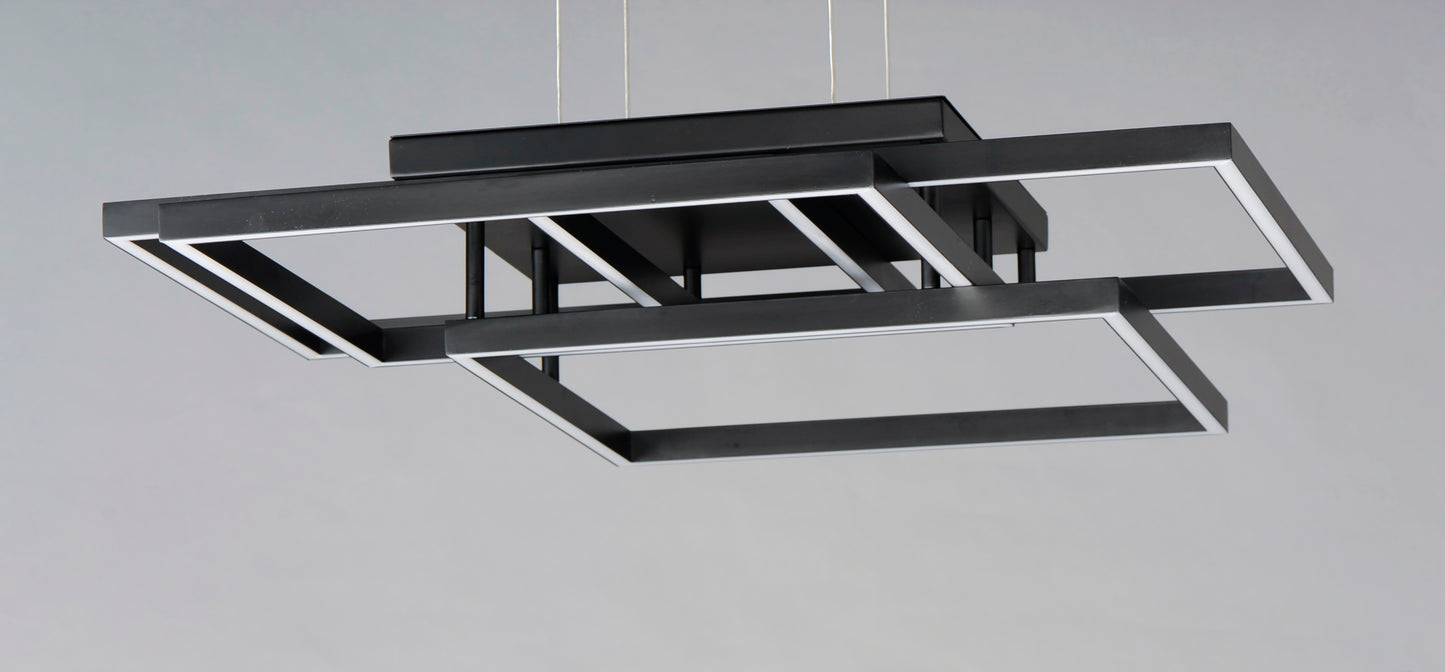 Traverse LED Pendant Black by ET2