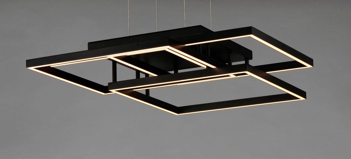 Traverse LED Pendant Black by ET2