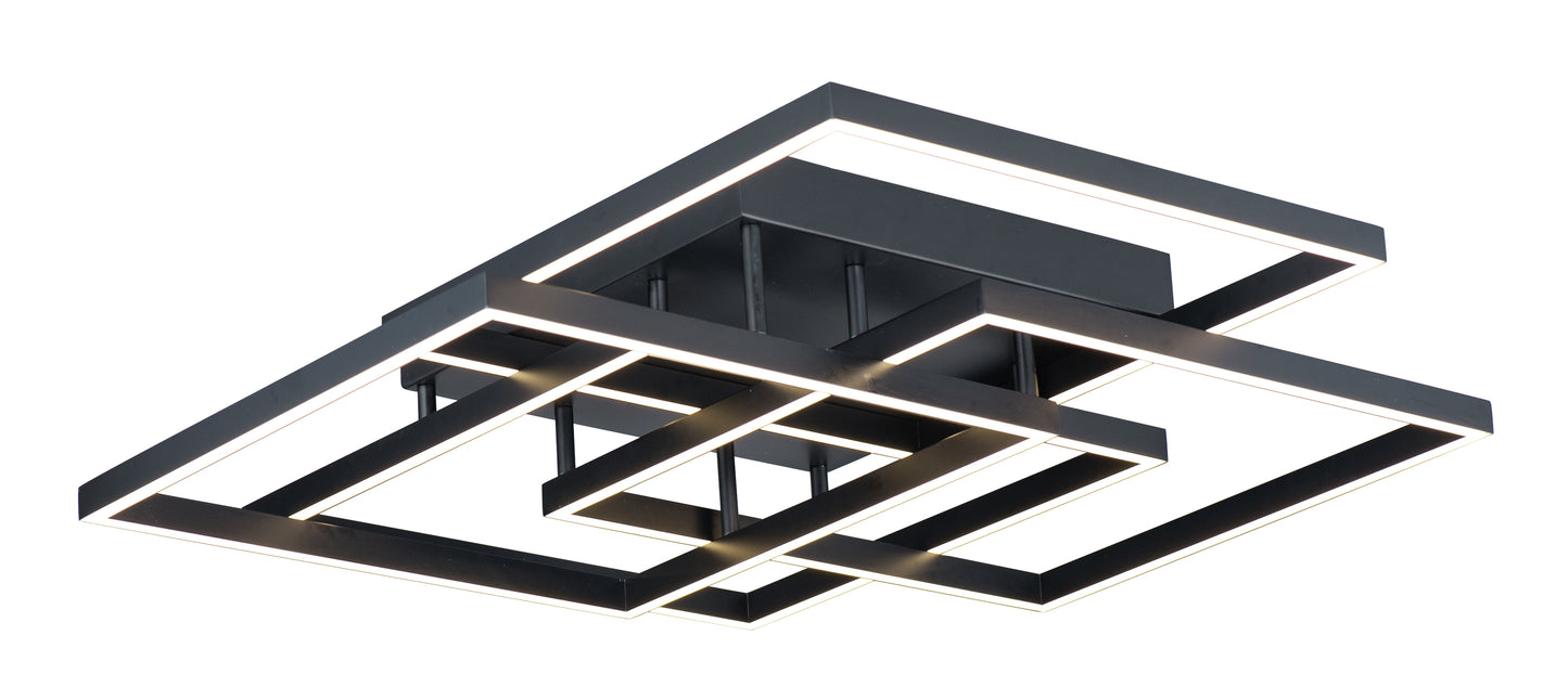 Traverse LED Flush/Wall Mount Black by ET2