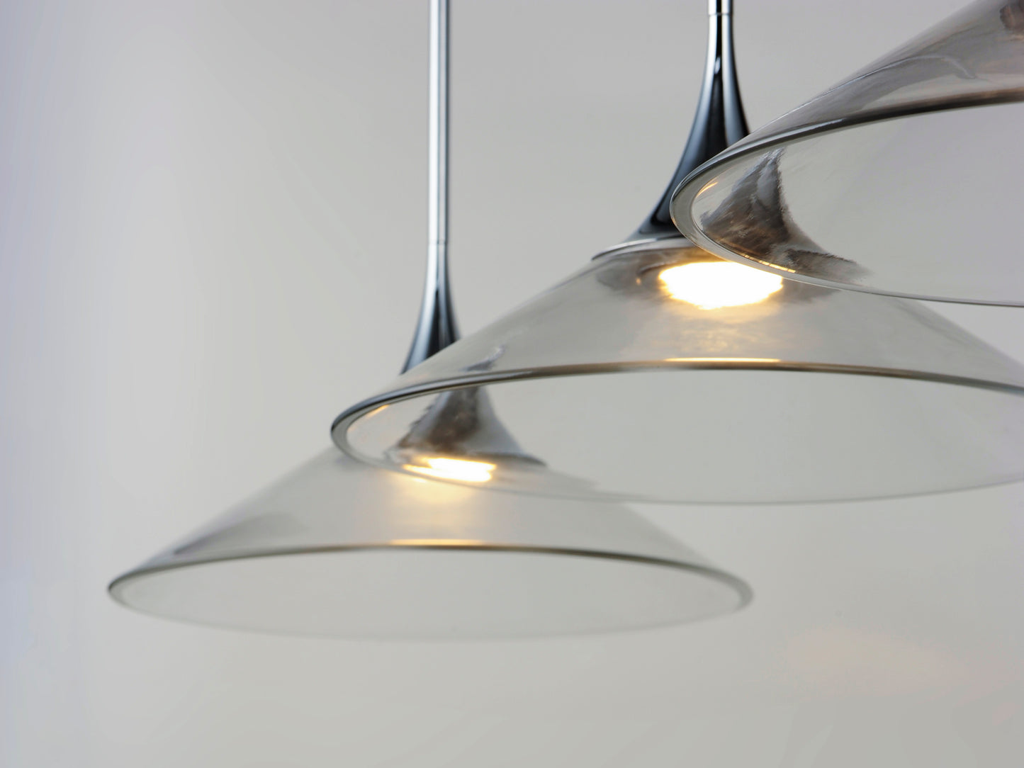 Cono LED 5-Light Pendant Polished Chrome by ET2