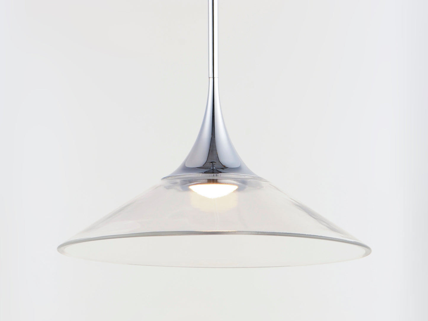 Cono LED 5-Light Pendant Polished Chrome by ET2