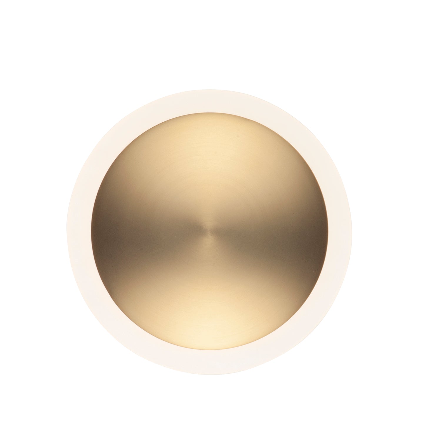 Saucer LED Flush Mount/Wall Sconce Black/Gold by ET2