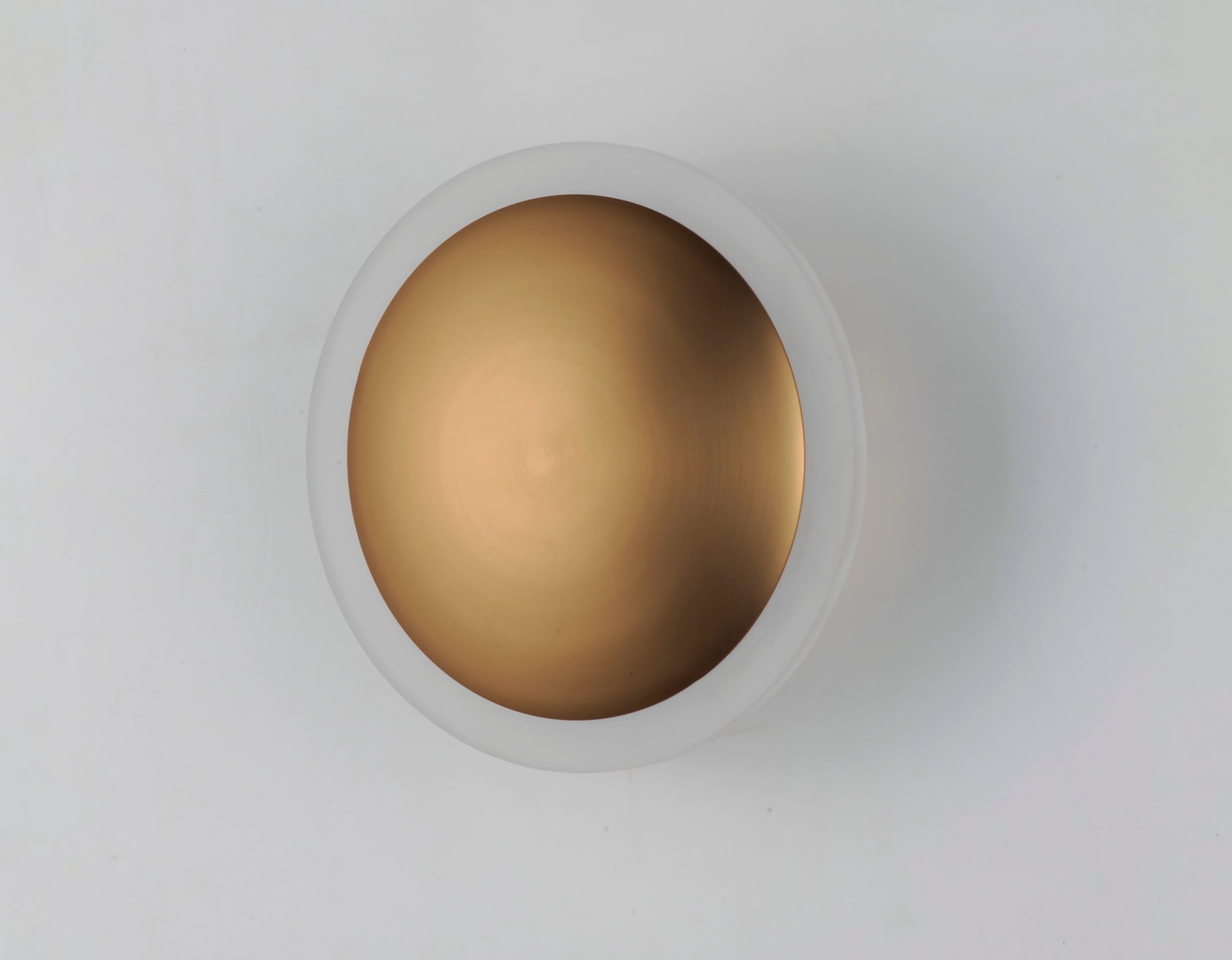 Saucer LED Flush Mount/Wall Sconce Black/Gold by ET2