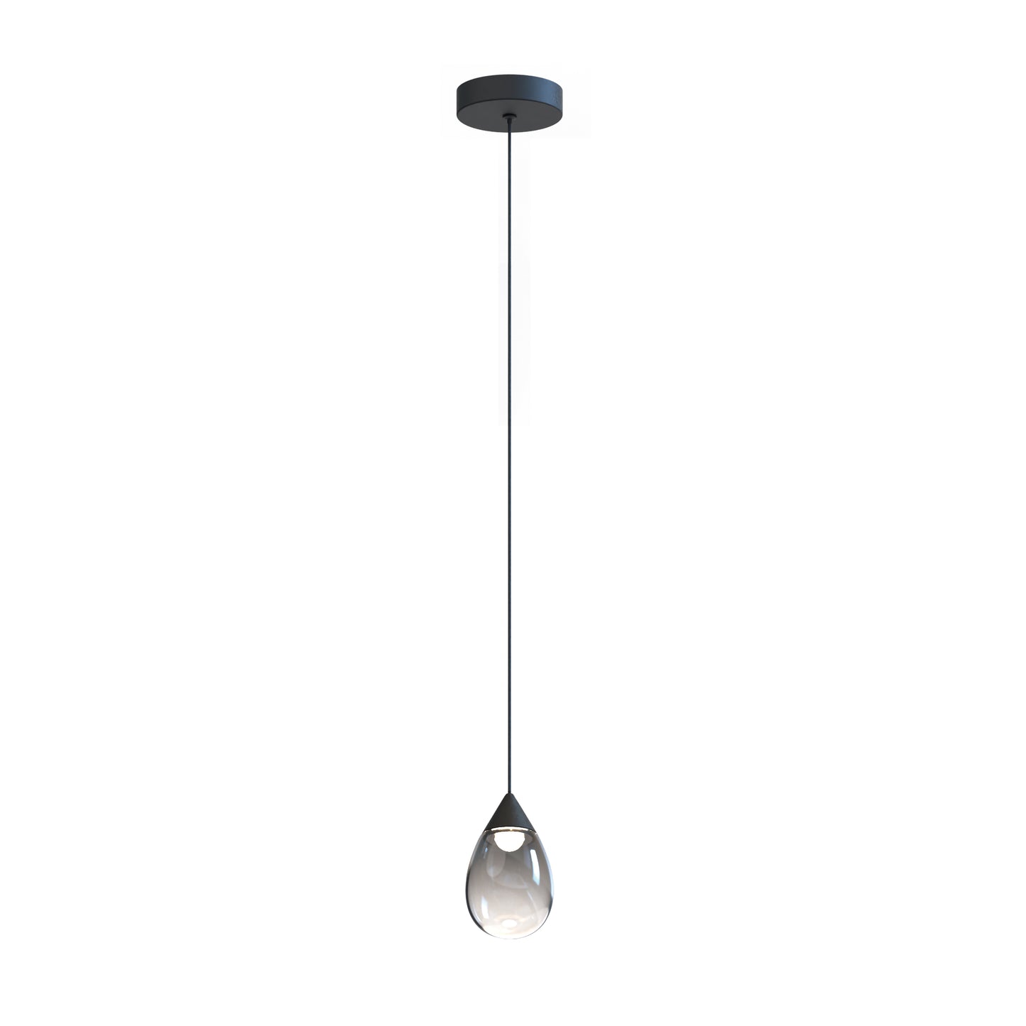 Dewdrop LED Mini Pendant Black by ET2