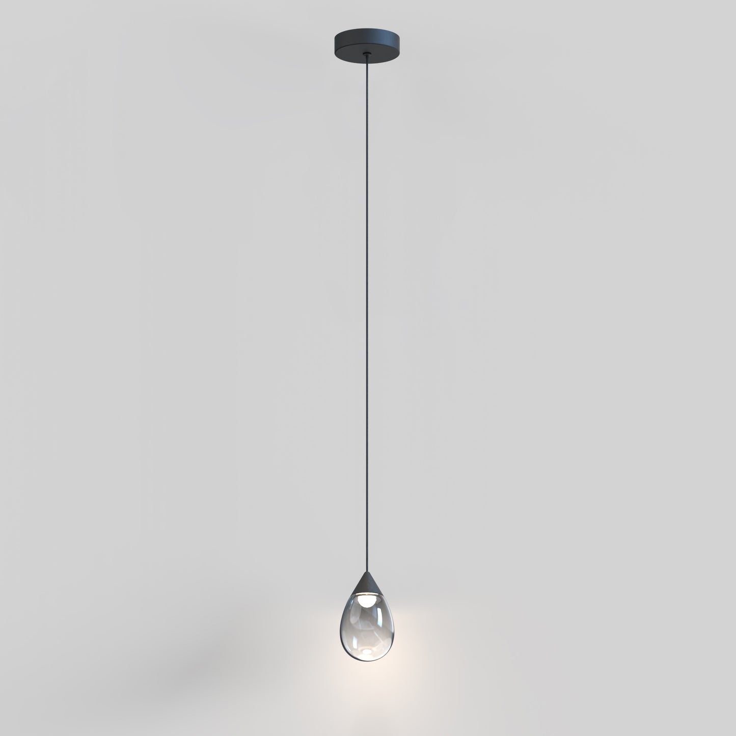 Dewdrop LED Mini Pendant Black by ET2