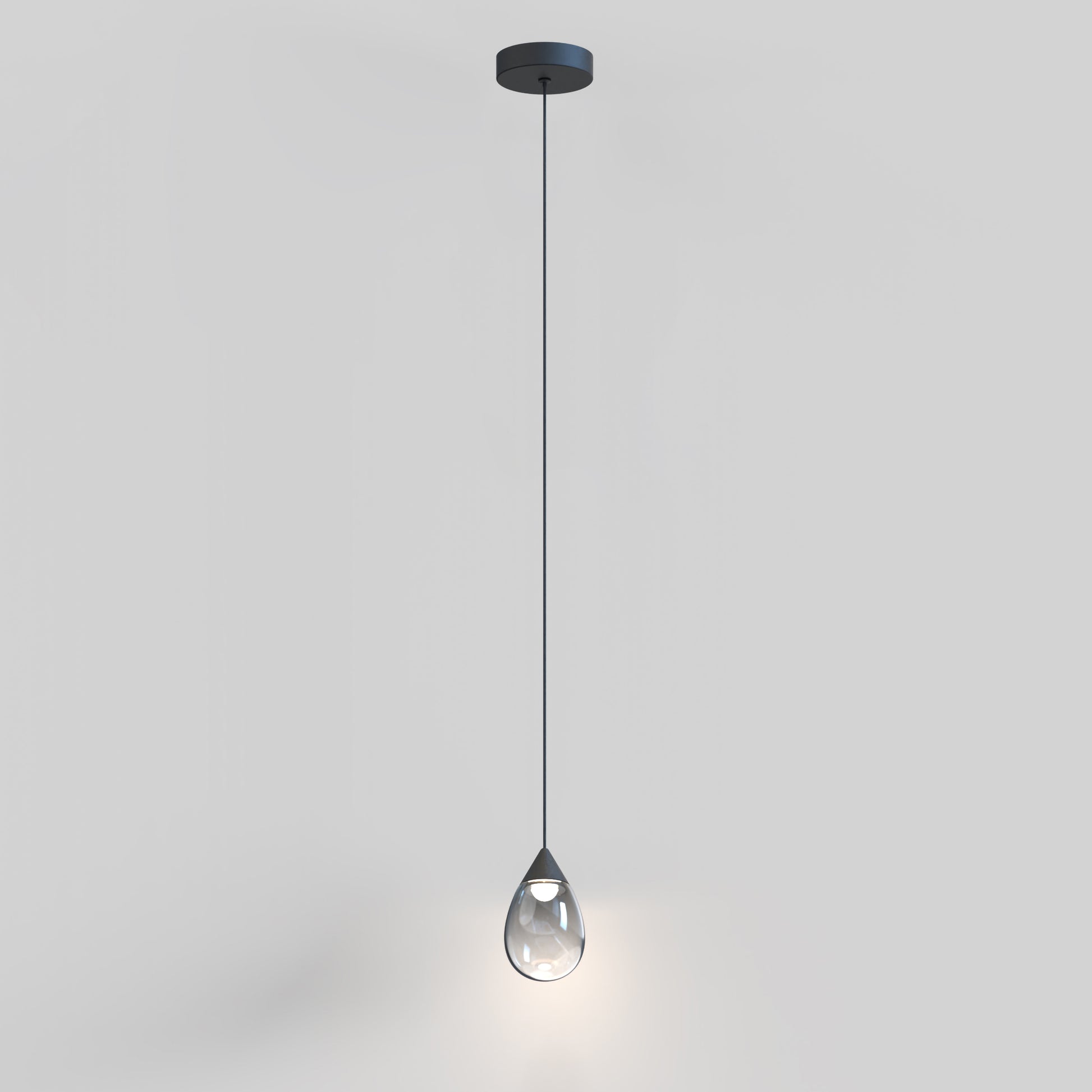 Dewdrop LED Mini Pendant Black by ET2