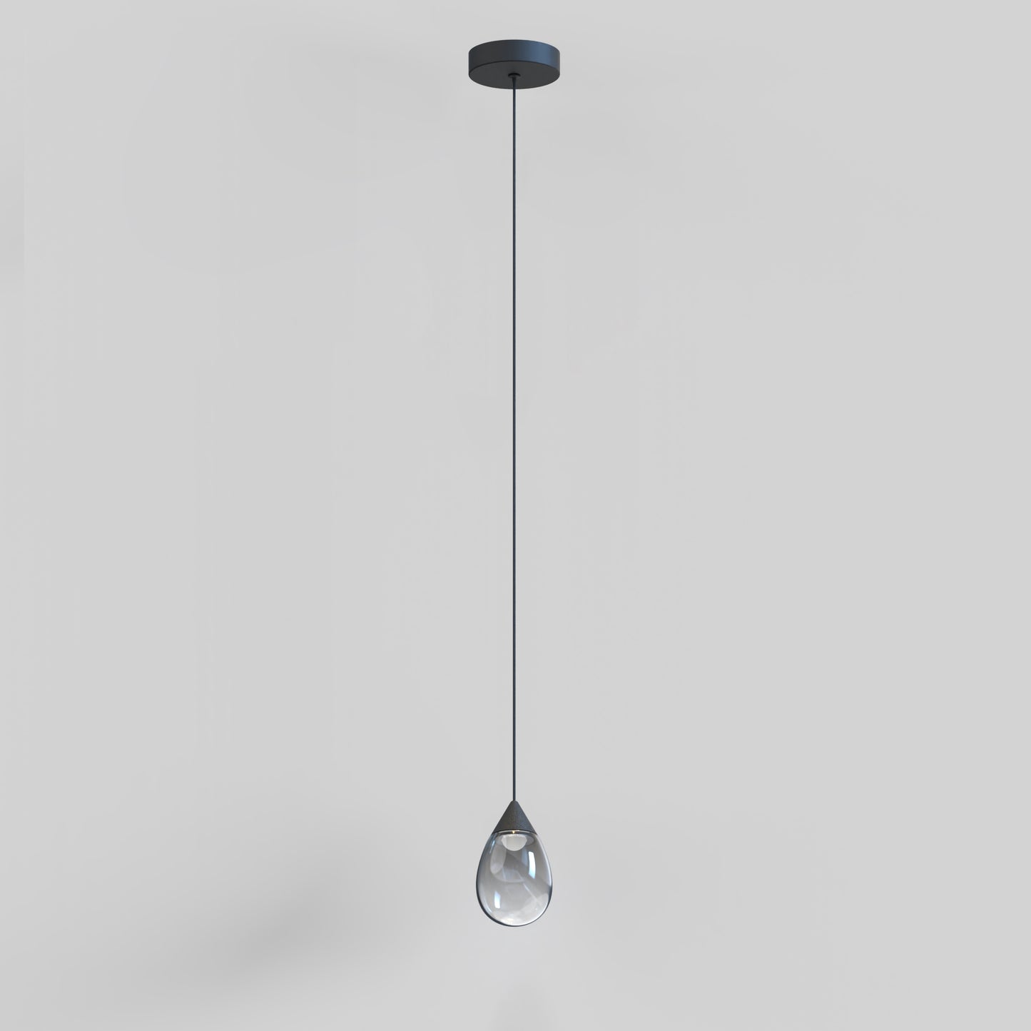 Dewdrop LED Mini Pendant Black by ET2