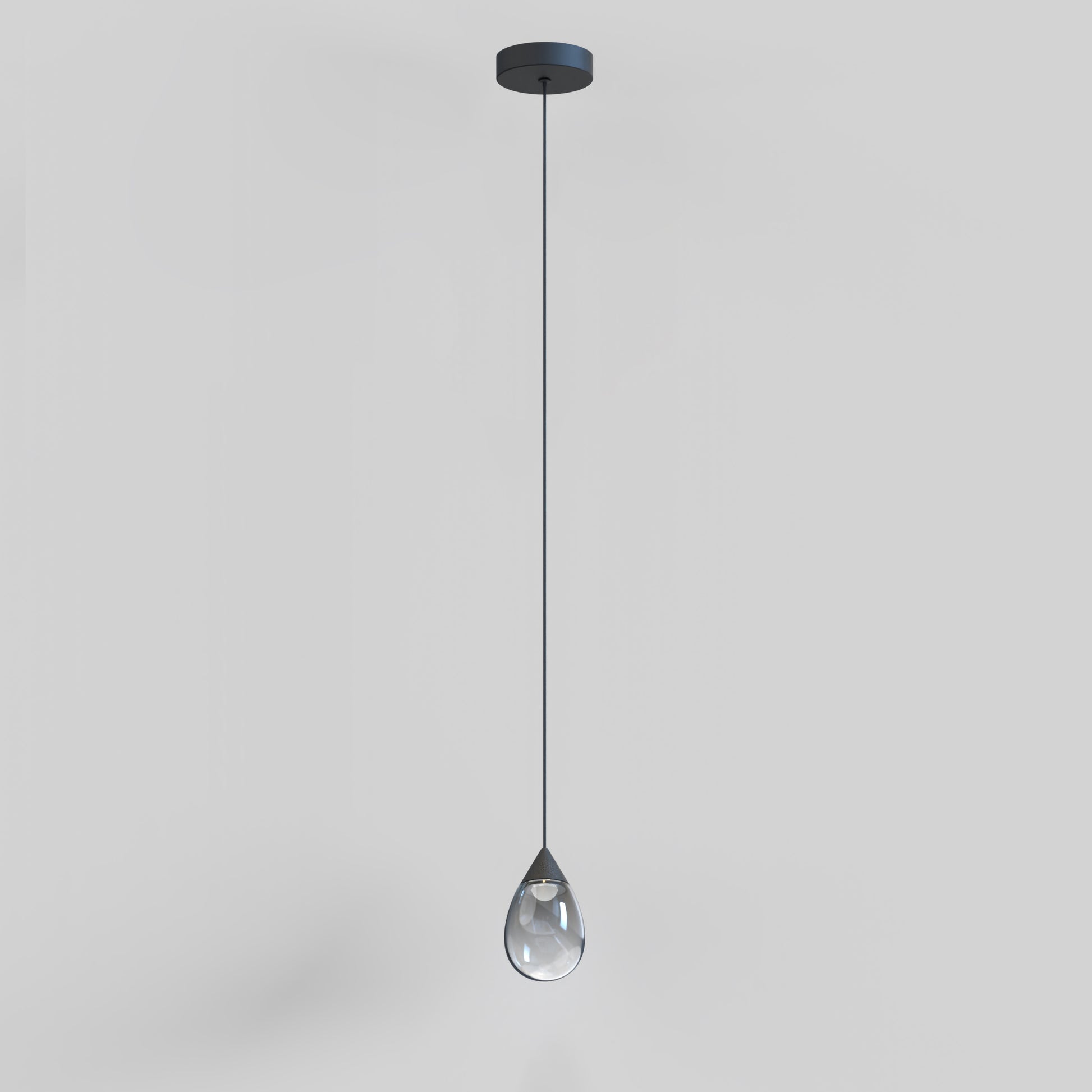 Dewdrop LED Mini Pendant Black by ET2