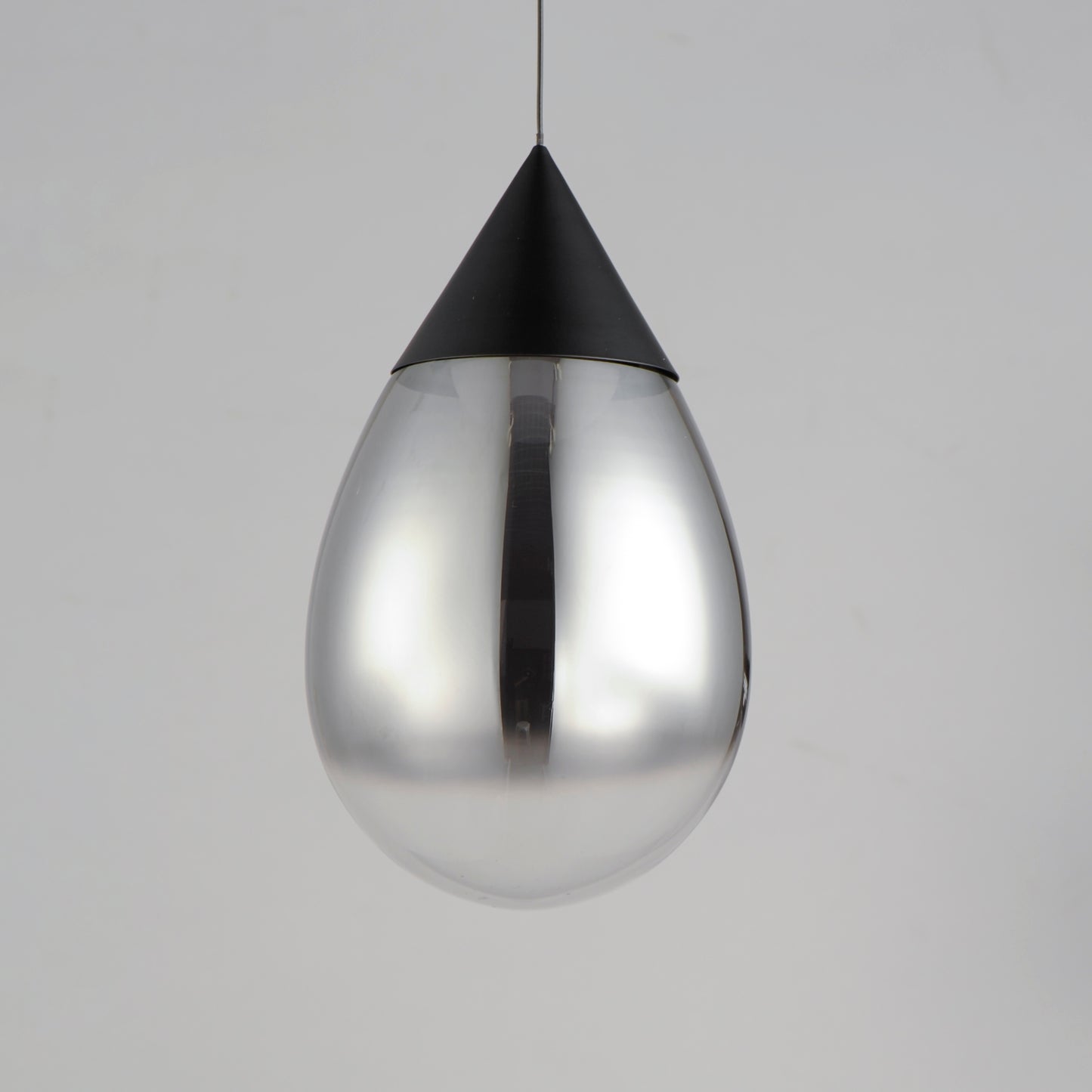 Dewdrop Large LED Pendant Black by ET2