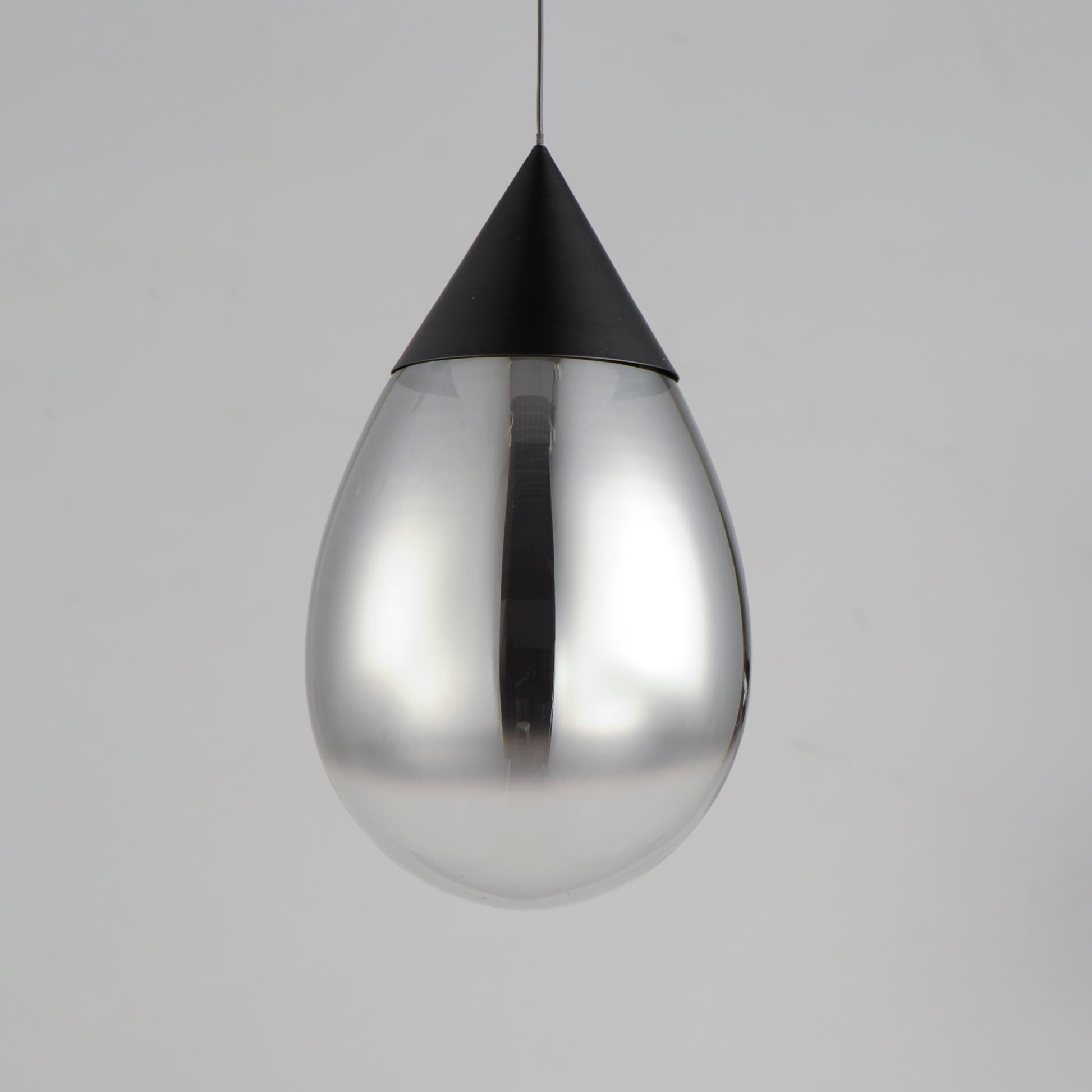 Dewdrop Large LED Pendant Black by ET2