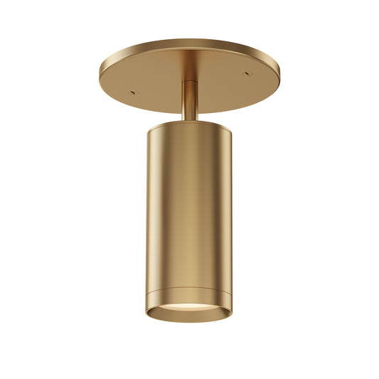 Pullman Retractable Spotlight Natural Aged Brass by ET2
