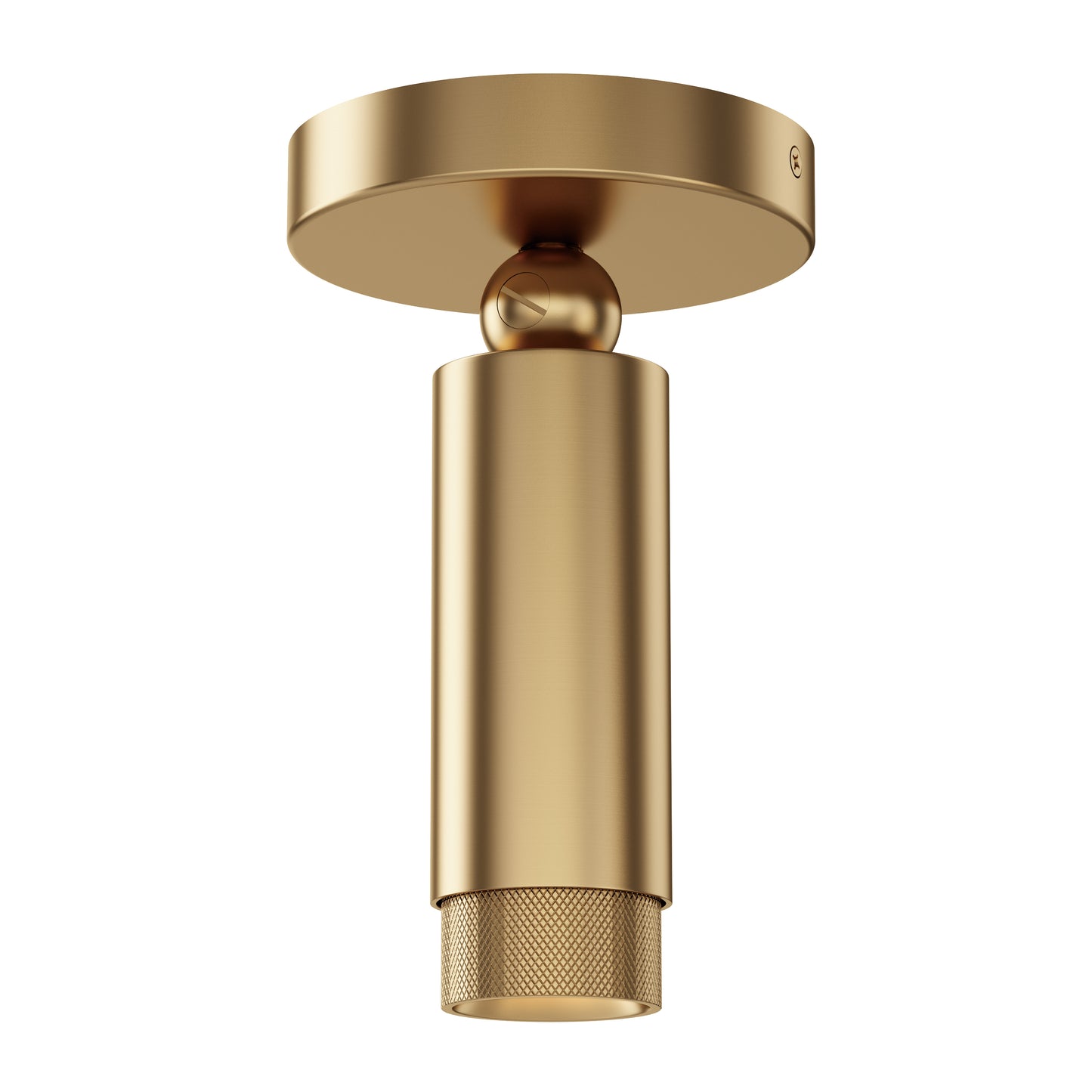 Cleo Adjustable Spot Light Natural Aged Brass by ET2