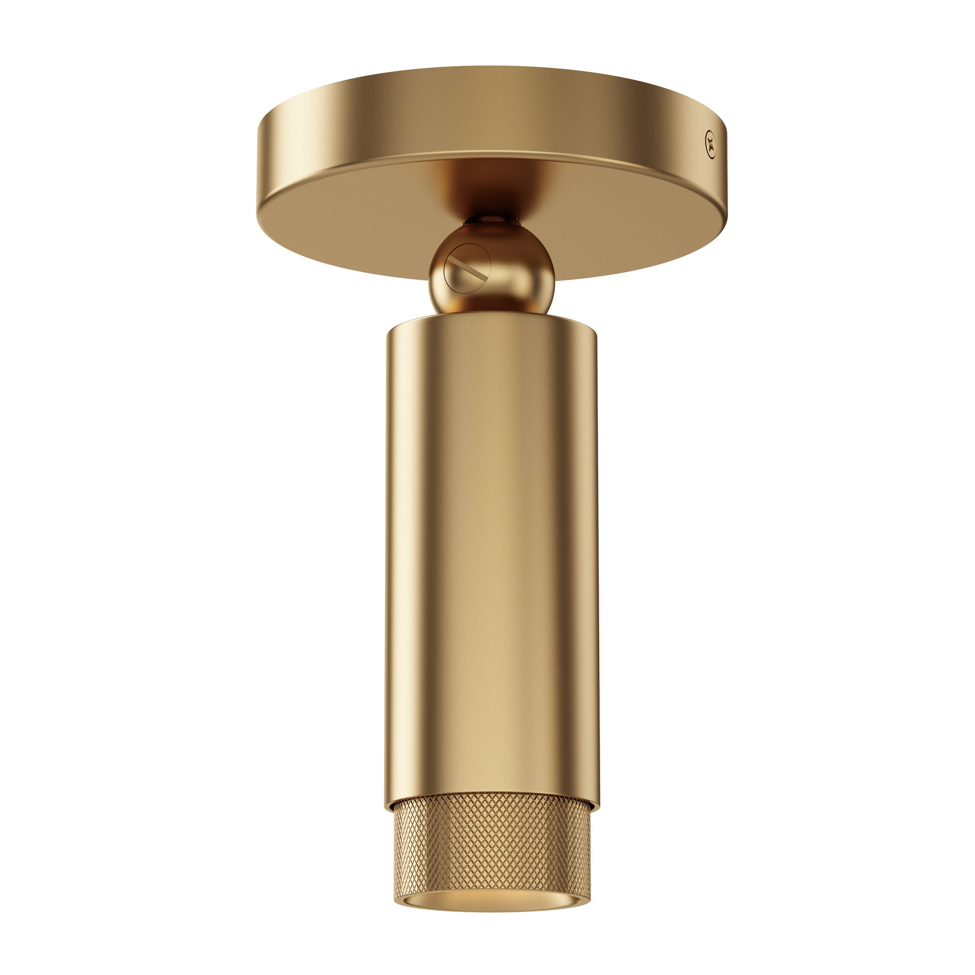 Cleo Adjustable Spot Light Natural Aged Brass by ET2
