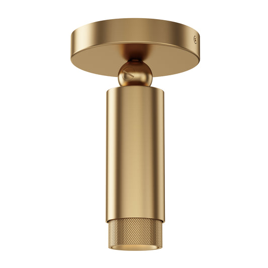 Cleo Adjustable Spot Light Natural Aged Brass by ET2