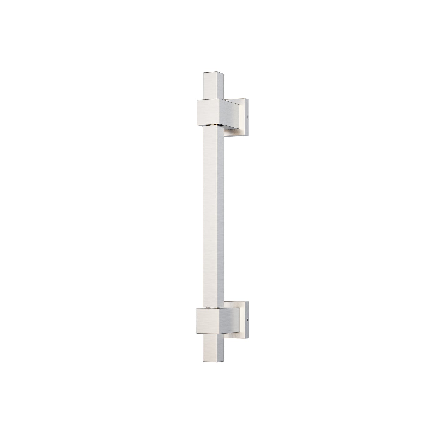 Cubist Square Wall Sconce Satin Nickel by ET2