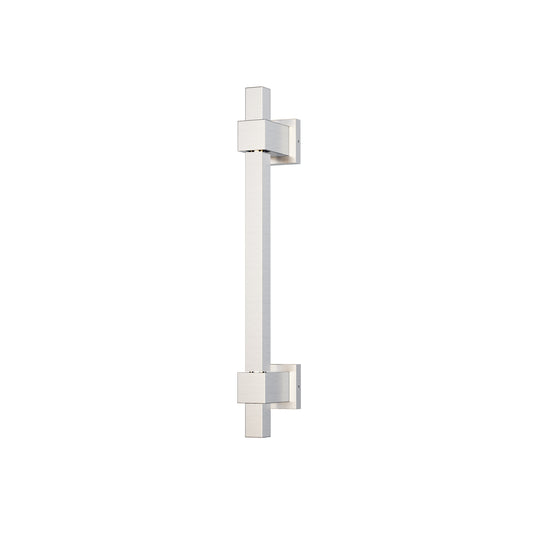 Cubist Square Wall Sconce Satin Nickel by ET2