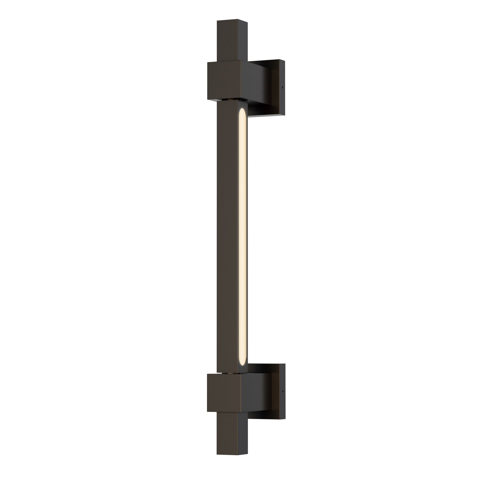 Cubist Square Wall Sconce Black by ET2
