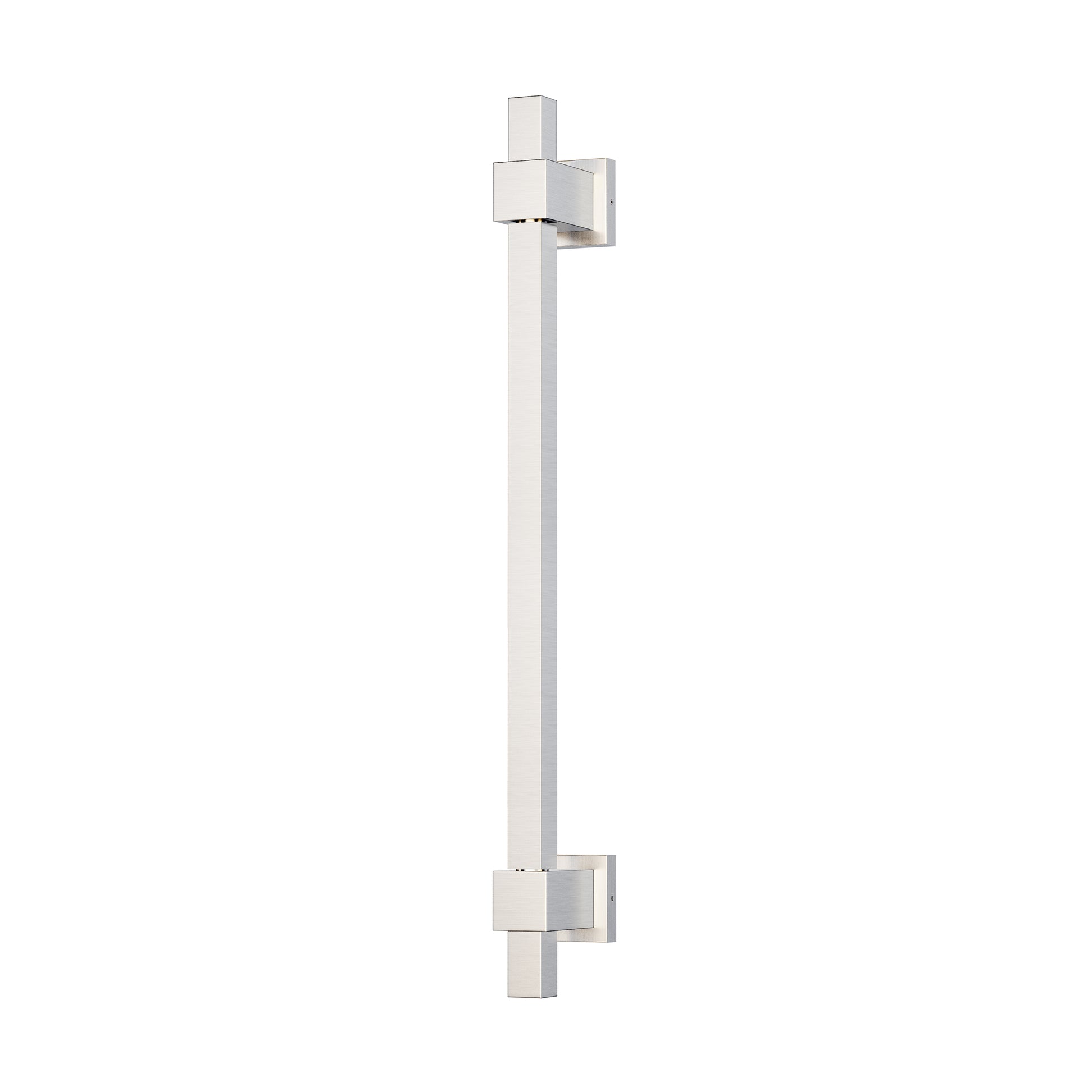 Cubist Square Wall Sconce Satin Nickel by ET2