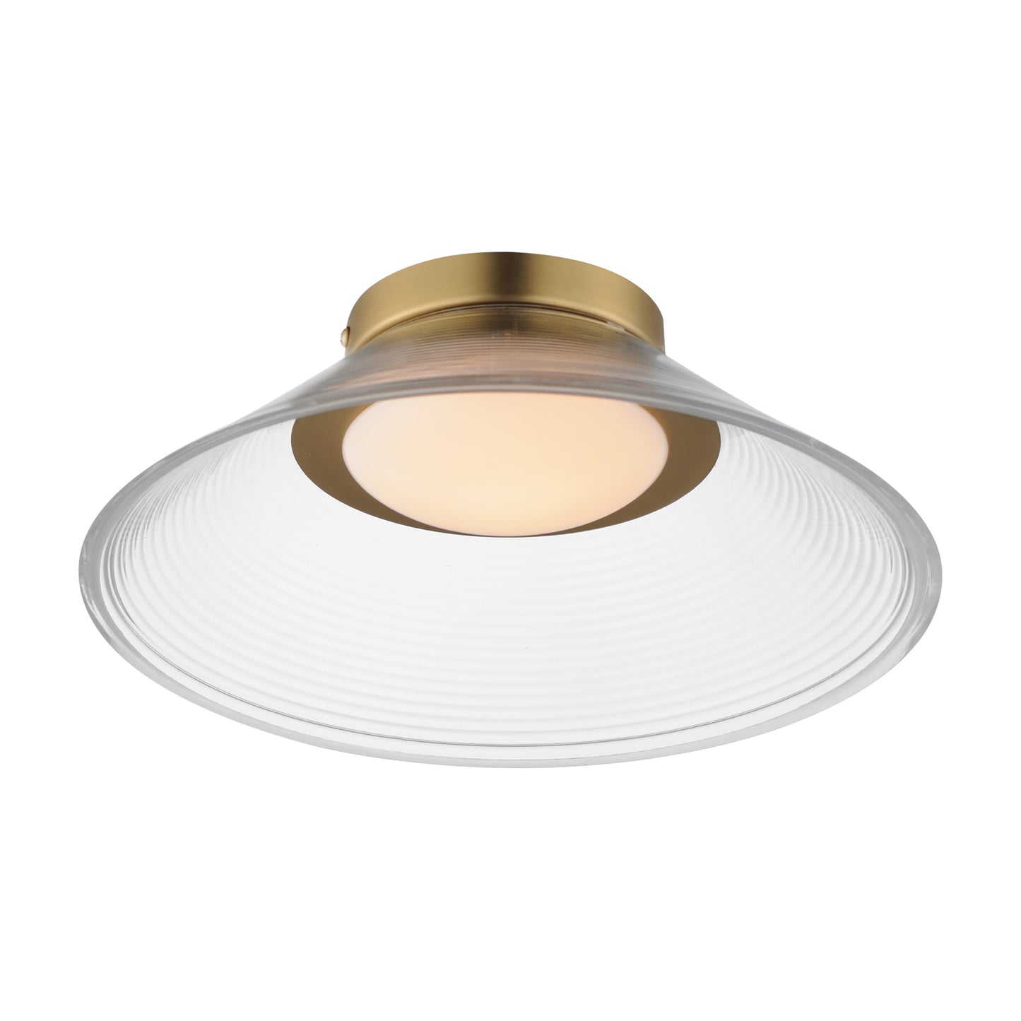 Jensen 12" Wall Sconce Satin Brass by ET2