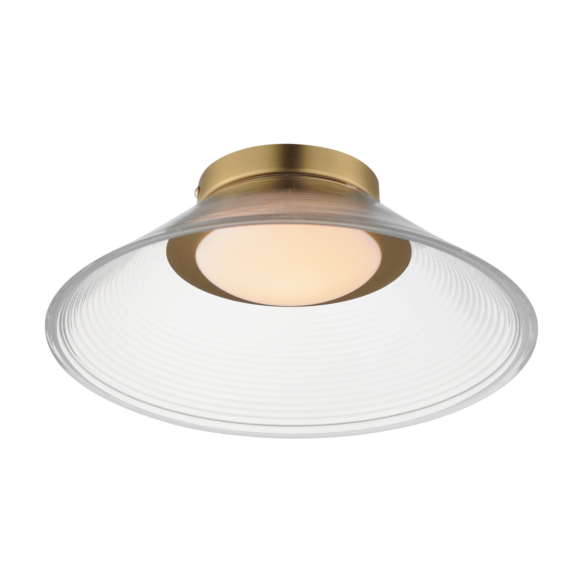 Jensen 12" Wall Sconce Satin Brass by ET2