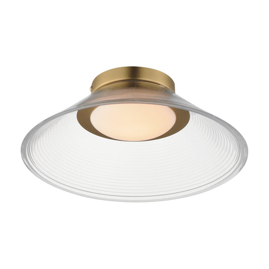 Jensen 12" Wall Sconce Satin Brass by ET2