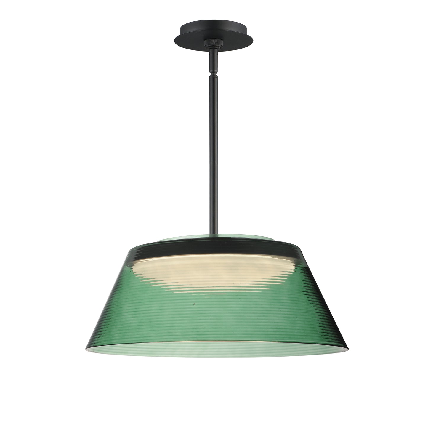 Jensen 18" LED Pendant Black by ET2