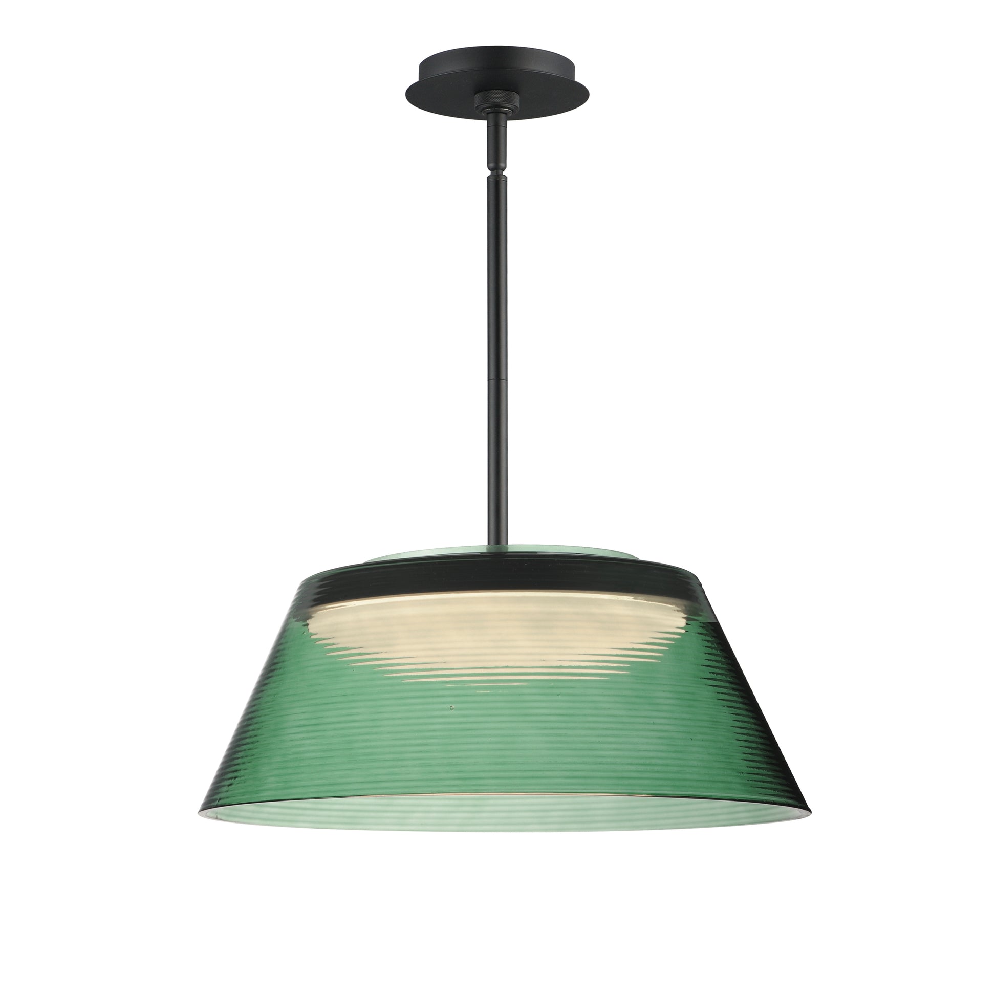 Jensen 18" LED Pendant Black by ET2
