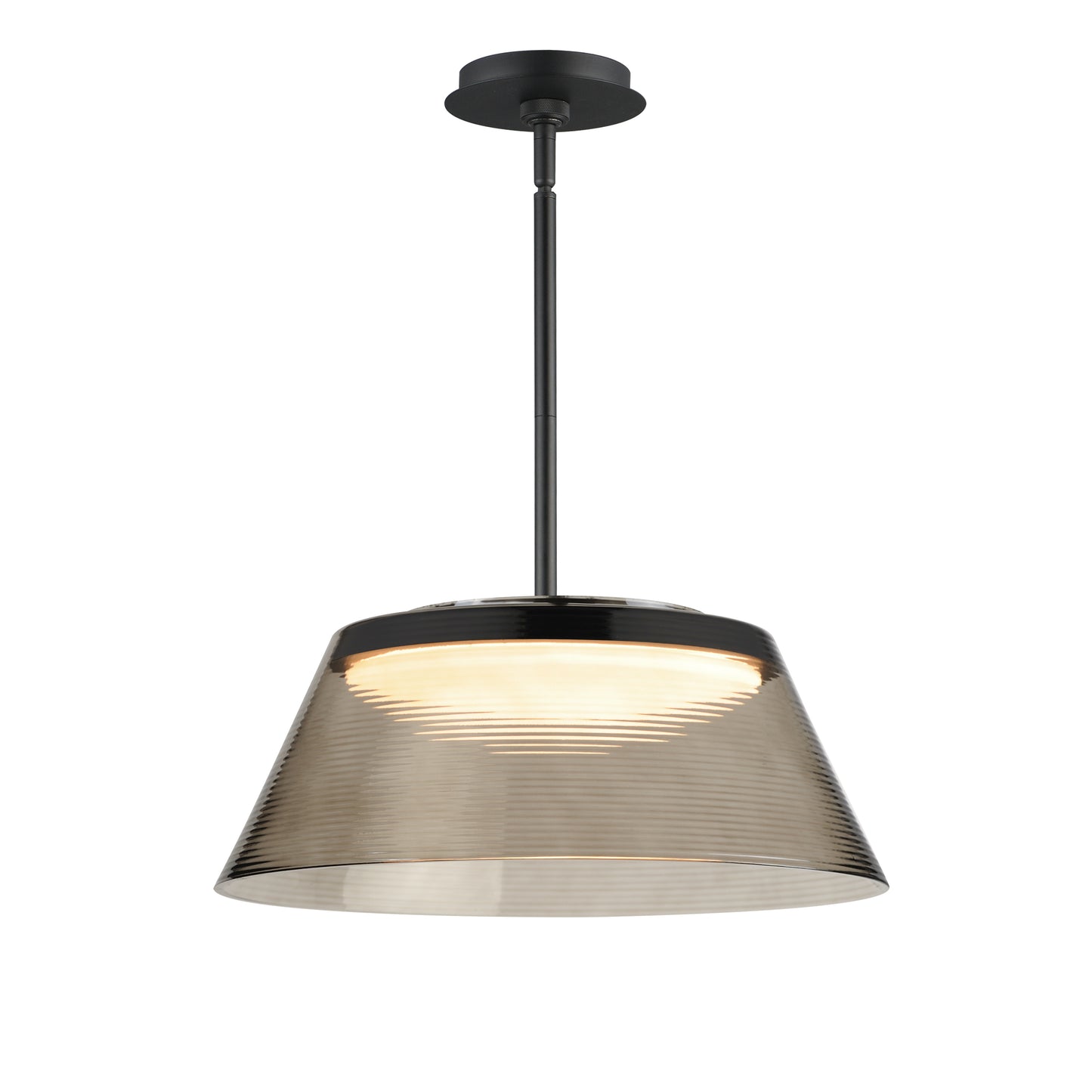Jensen 18" LED Pendant Black by ET2
