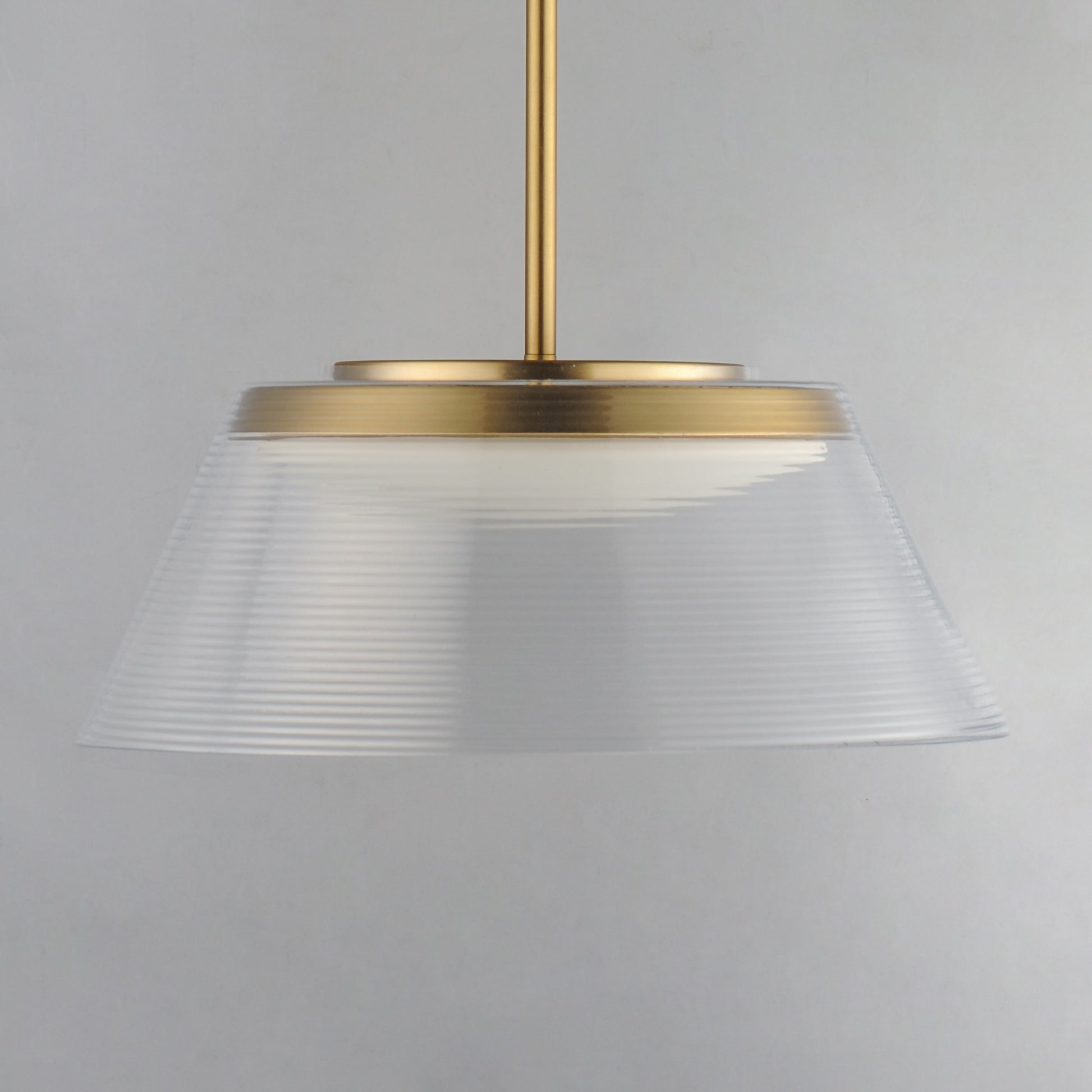 Jensen 18" LED Pendant Satin Brass by ET2