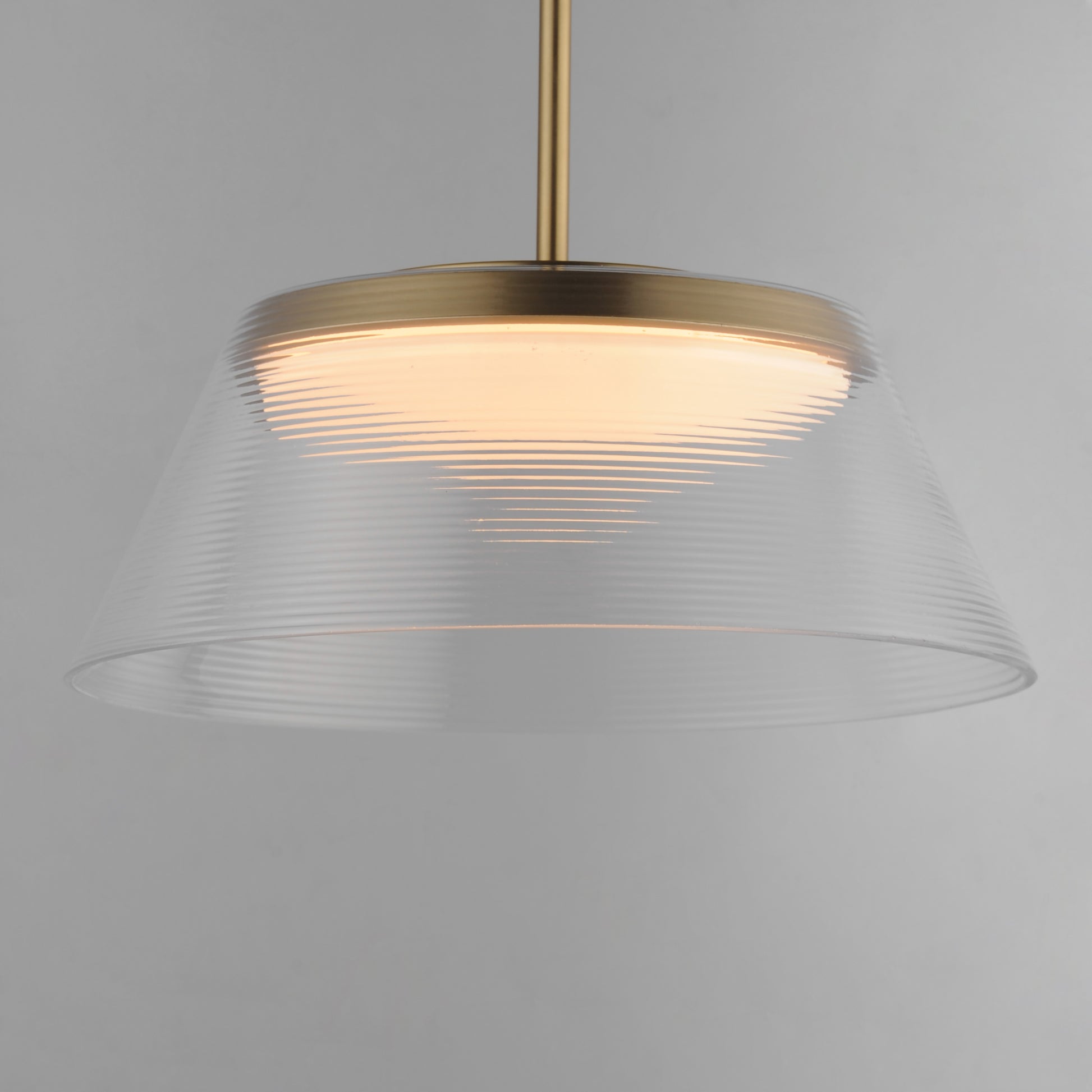 Jensen 18" LED Pendant Satin Brass by ET2