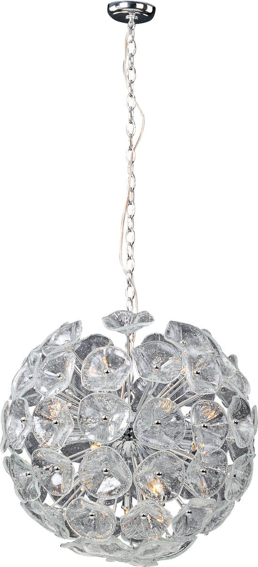 Fiori 20-Light Pendant Polished Chrome by ET2
