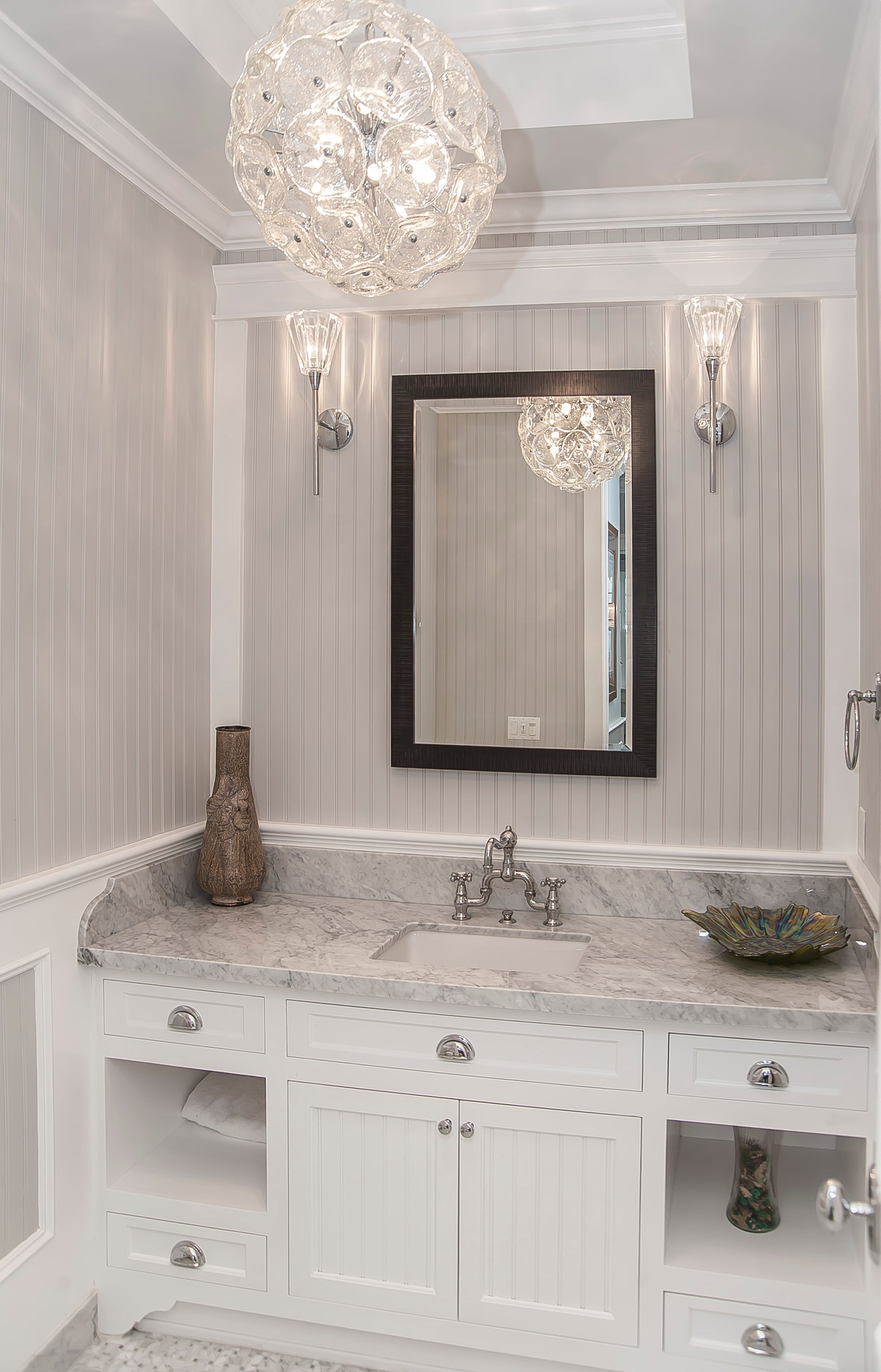 Fiori 20-Light Pendant Polished Chrome by ET2