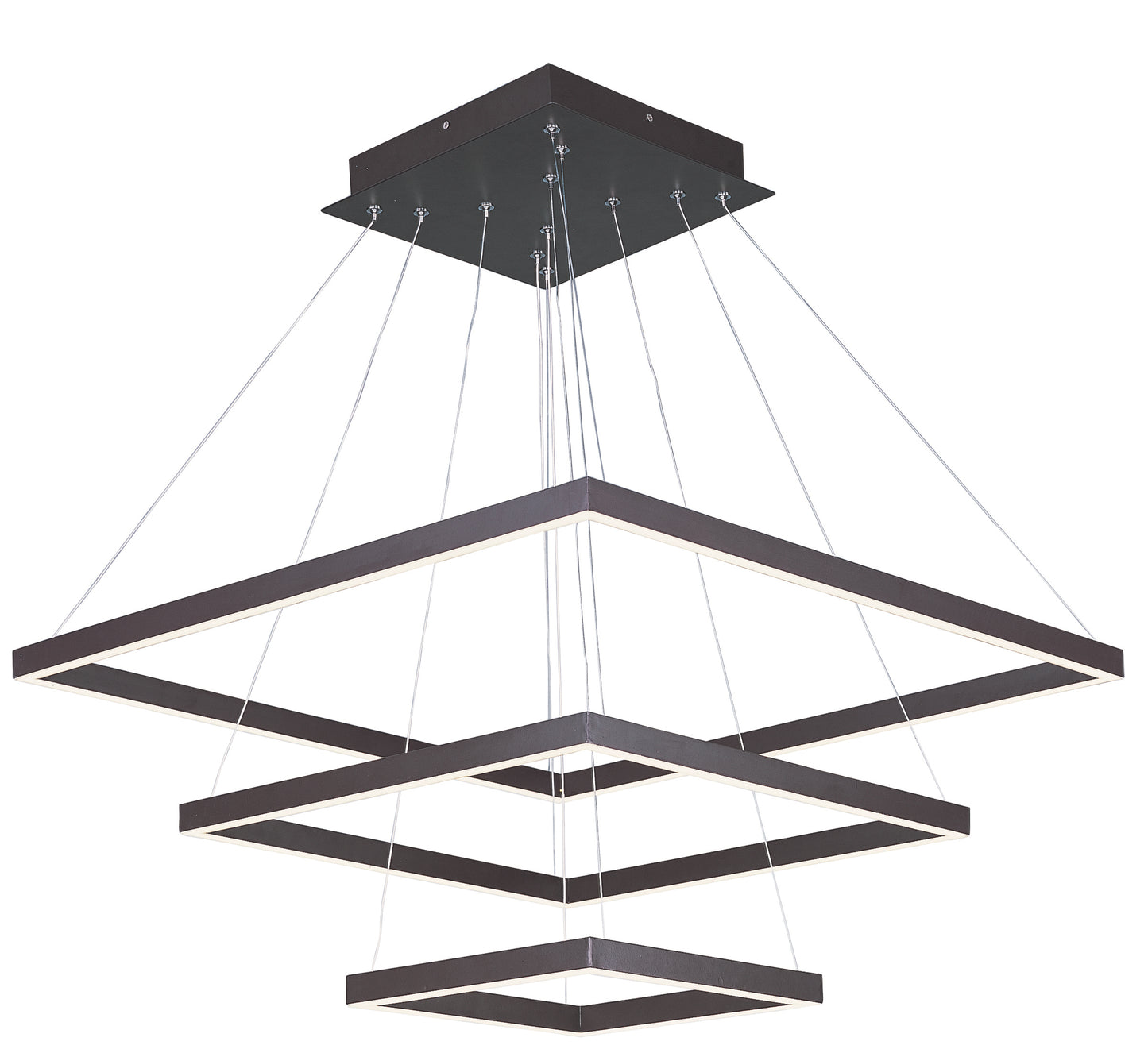 Quad 3-Tier LED Pendant Bronze by ET2