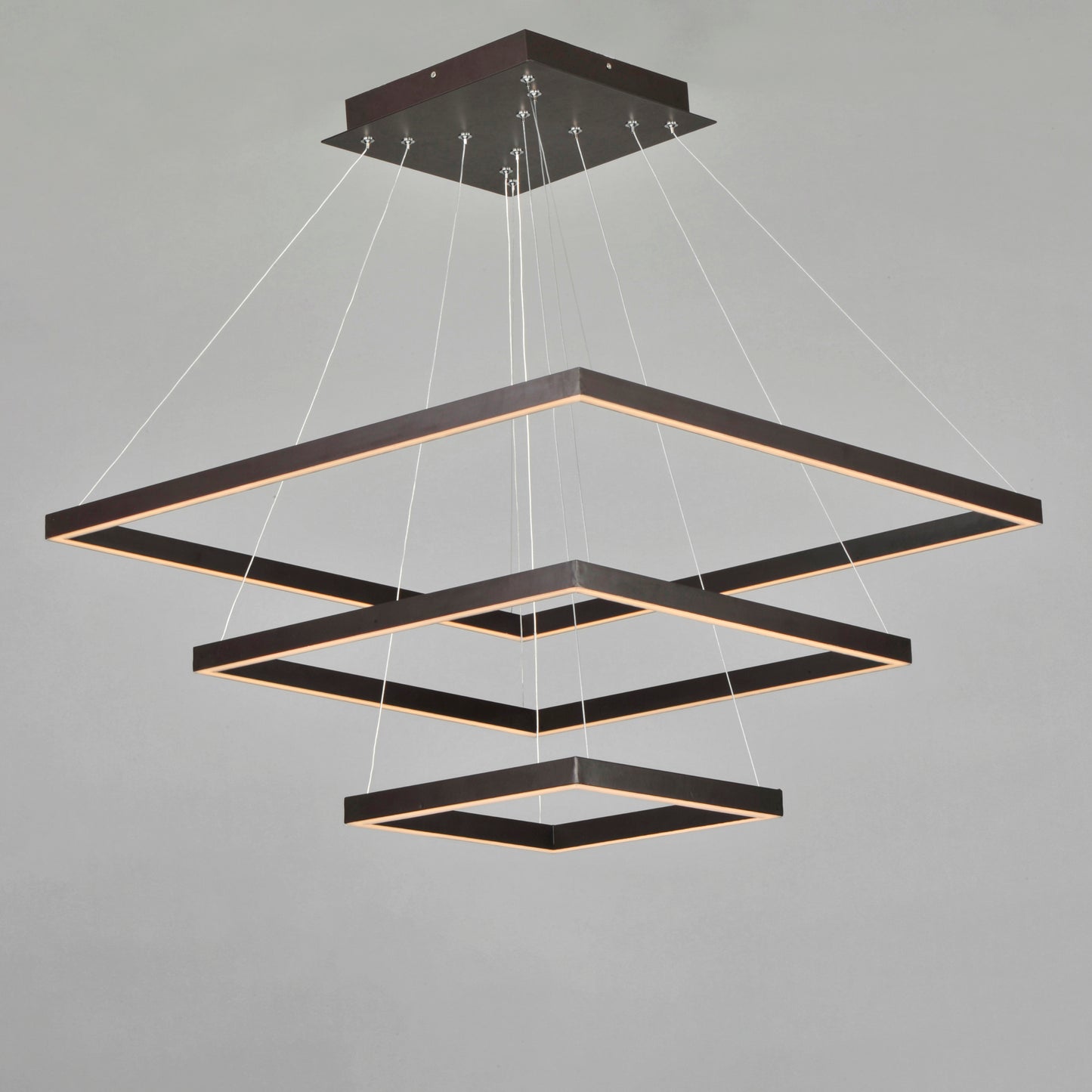 Quad 3-Tier LED Pendant Bronze by ET2
