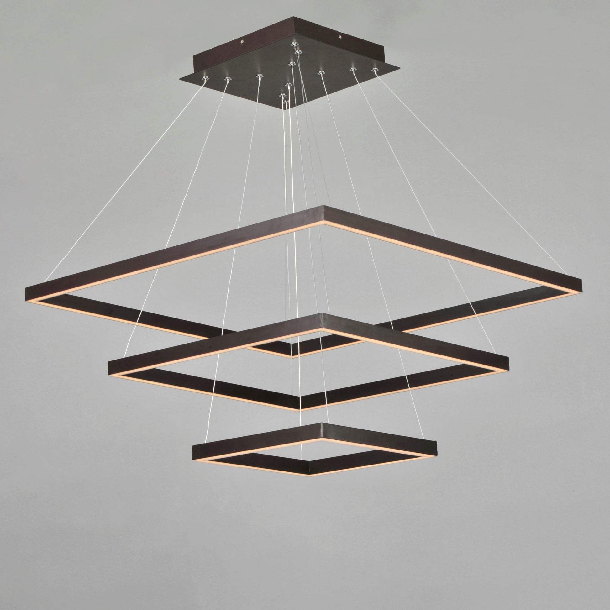 Quad 3-Tier LED Pendant Bronze by ET2