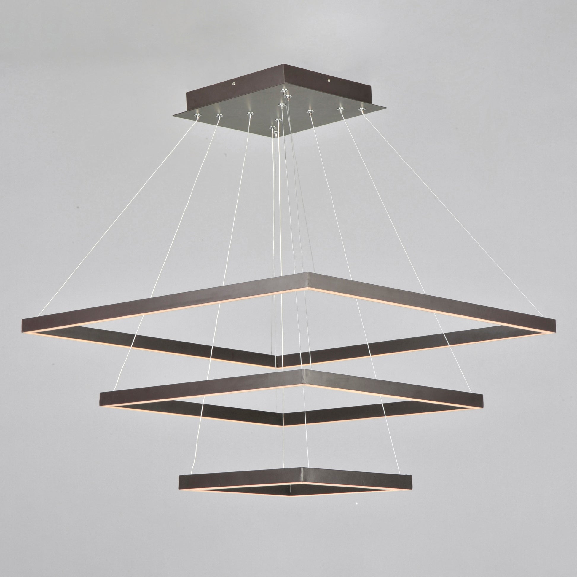 Quad 3-Tier LED Pendant Bronze by ET2