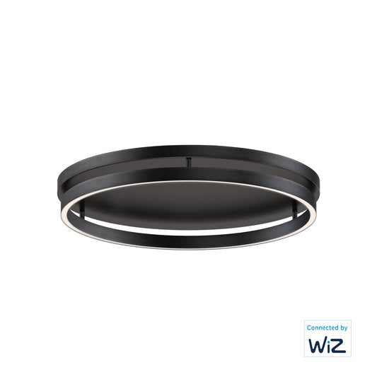 Groove LED Flush Mount WiZ Black by ET2