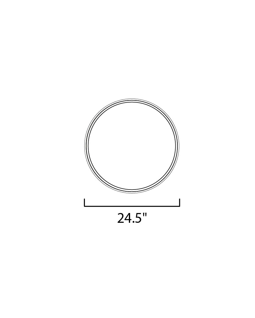 Groove LED Flush Mount WiZ Gold by ET2