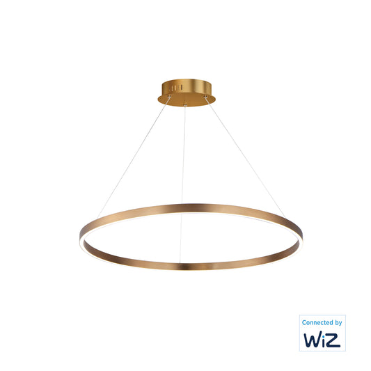 Groove 32" LED Pendant WiZ Gold by ET2
