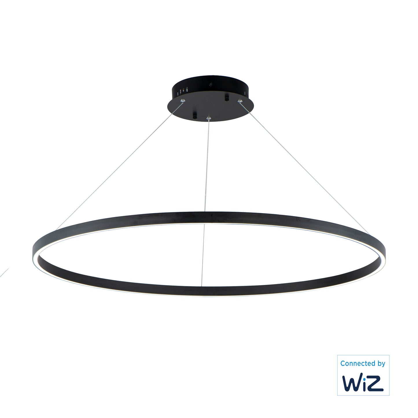 Groove 40" LED Pendant WiZ Black by ET2